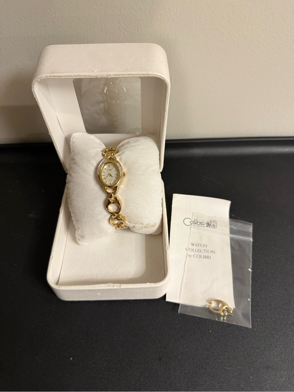 NWT Colibri Women's Gold-Tone Bracelet Watch